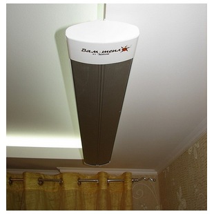 Отопление комнаты инфракрасным потолочным обогревателем ПИОН Керамик 10