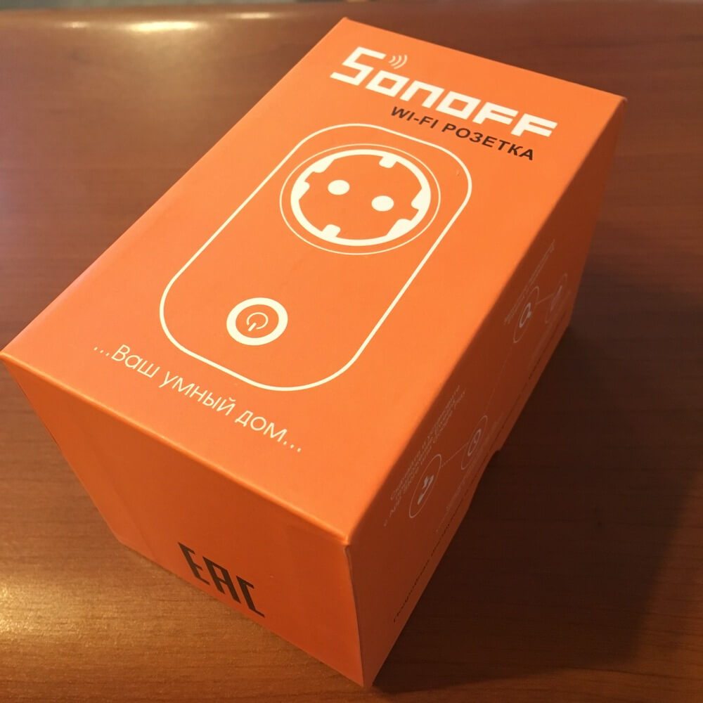 Упаковка Wi-Fi Розетки Sonoff Socket