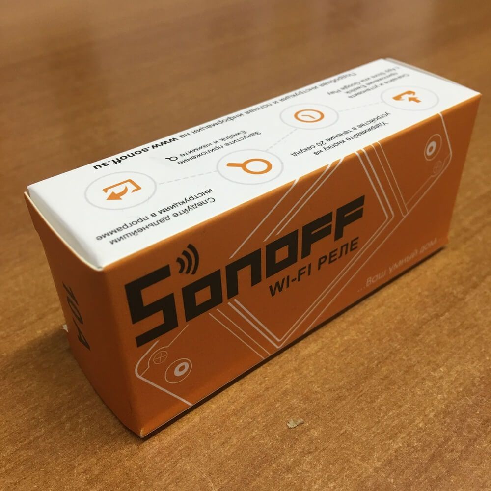 Упаковка Sonoff World On (S10A)