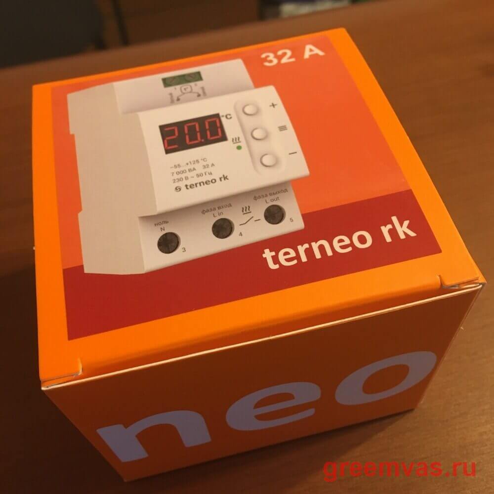 Упаковка Terneo rk 32 A