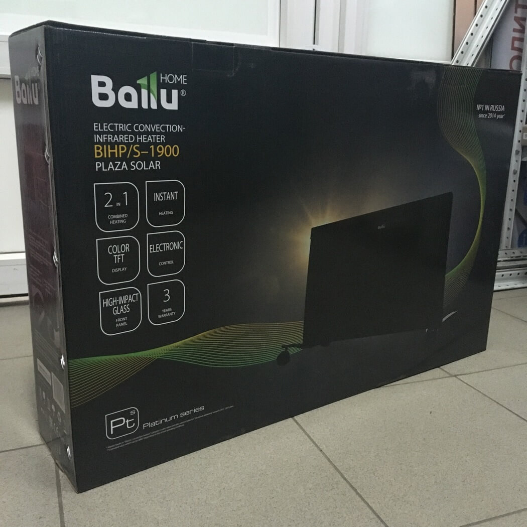 Упаковка Ballu Plaza Solar BIHP/S-1300