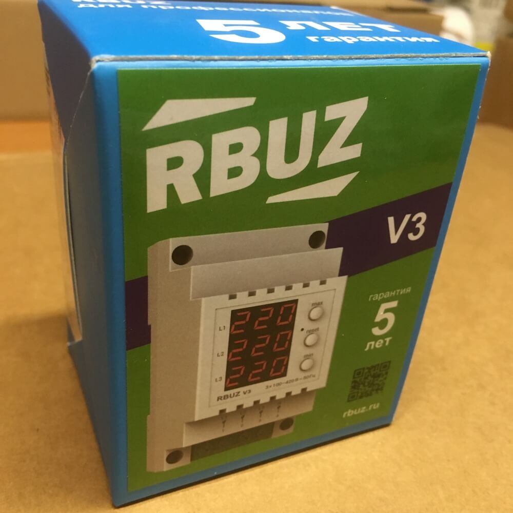 Упаковка индикатора напряжения RBUZ V3