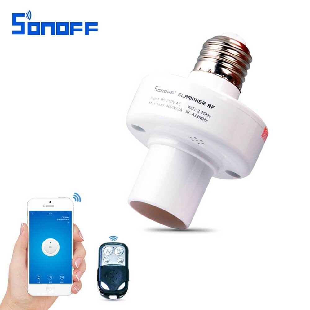 WiFi патрон для ламп Е27 Sonoff Slampher