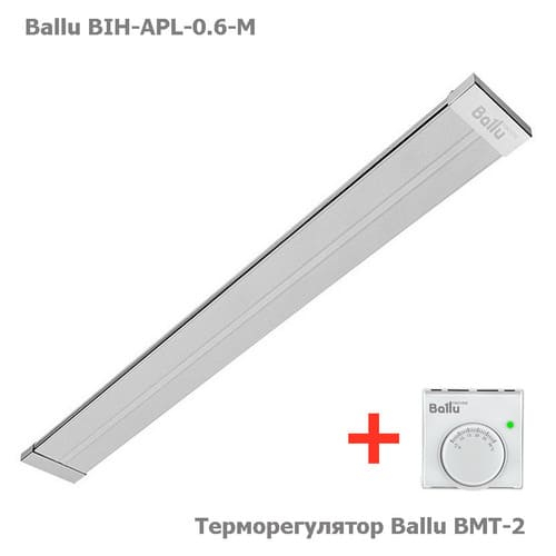 Потолочный обогреватель Ballu BIH-APL-0.6-M с терморегулятором Ballu BMT-2